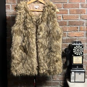 Runway Faux fur vest